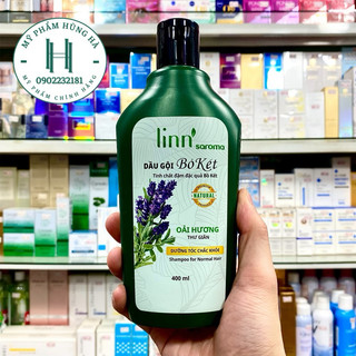 Dầu gội Linn Saroma Bồ Kết Oải Hương, dùng cho tóc thường Relaxing Lavender Shampoo 400ml