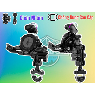  Giá đỡ Điện Thoại Càng Cua Vetabox - Chống Rung - Chân Nhôm - Sạc Không Dây 