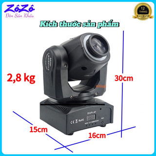 Đèn moving 30w viền led