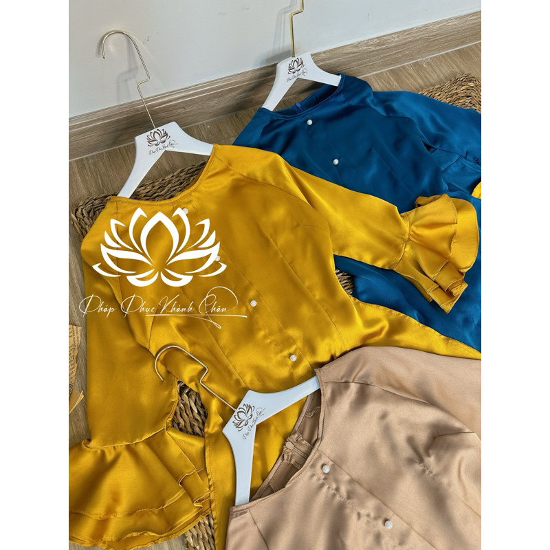 SET LỤA ĐI CHÙA, SET BÀ BA TAY LOE ĐÍNH NGỌC