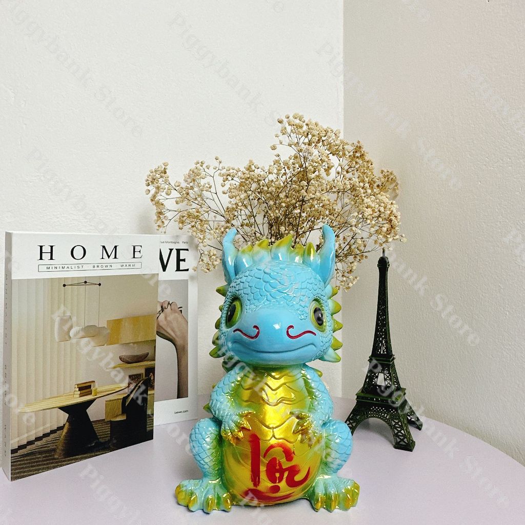 Ống Heo Tiết Kiệm Hình Rồng Năm Mới , RỒNG HOÀNG ĐẠO Trang Trí Phòng Khách - Piggybank Store PS05