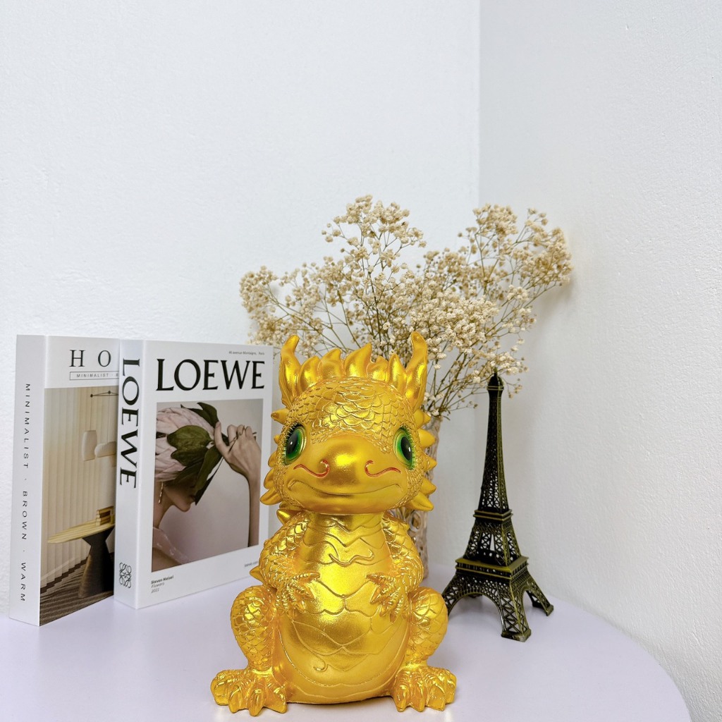 Ống Heo Tiết Kiệm Hình Rồng Năm Mới , RỒNG HOÀNG ĐẠO Trang Trí Phòng Khách - Piggybank Store PS05