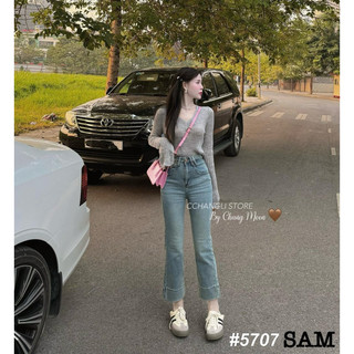 Quần jeans ống đứng 5707 fanegu