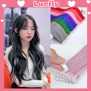 Tóc light dán Lucily tóc giả light cuốn hút phong cách Hàn Quốc TB17