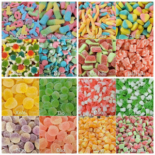 2kg kẹo chip chip đủ vị