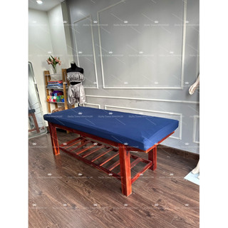 Ga/drap bọc đệm giường spa, giường tiêm, nail mi khoét lỗ theo yêu cầu