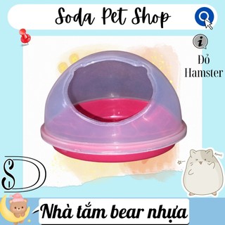 Nhà Tắm Bear Nhựa Cho Hamster