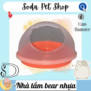 Nhà Tắm Bear Nhựa Cho Hamster