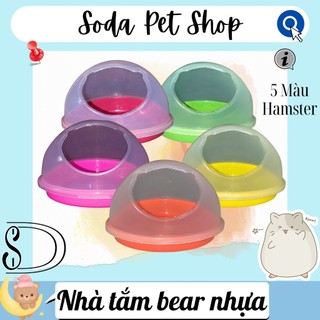 Nhà Tắm Bear Nhựa Cho Hamster