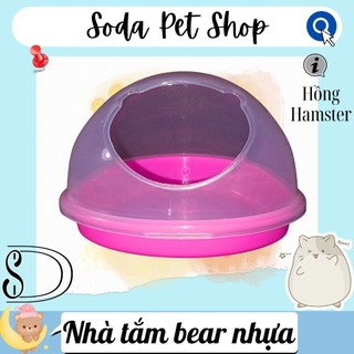 Nhà Tắm Bear Nhựa Cho Hamster