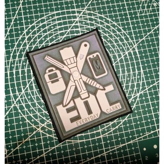 Patch in EDC. Patch có gai velcro dán lên balo, túi Tactical.