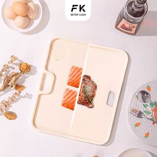 Thớt nhựa PP kháng khuẩn cao cấp sử dụng 2 mặt, thớt kháng khuẩn chống trượt