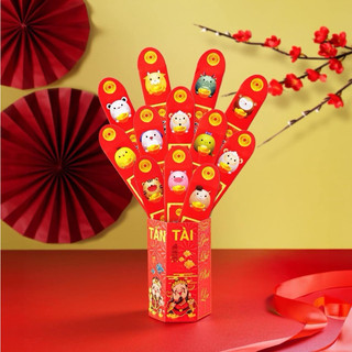 Bao Lì Xì Gieo Quẻ (Hộp Lục Giác 12 Quẻ)