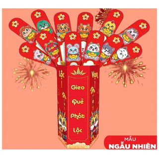 Bao Lì Xì Gieo Quẻ (Hộp Lục Giác 12 Quẻ)