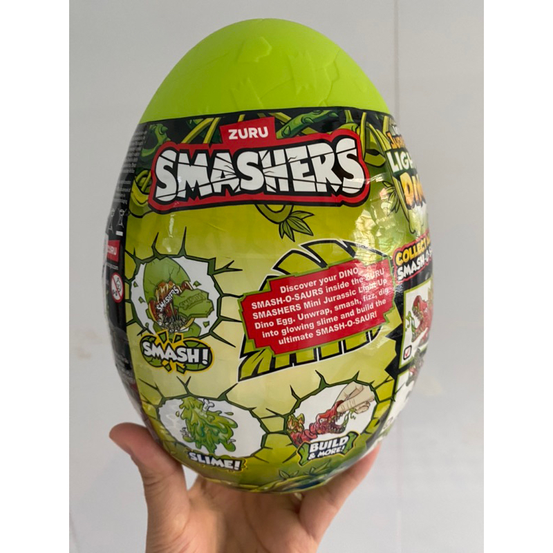 Đồ chơi trứng khủng long Jurassic phát sáng bí ẩn Smashers S1 - cỡ nhỏ