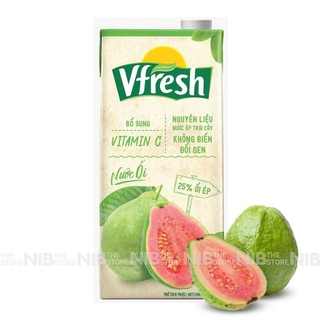 Nước ép vfresh ổi hộp 1l