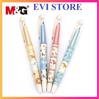 Bút máy kim tinh ngòi trơn m&g ffp60130 / ffp60105 - bút bơm mực thay ngòi dễ dàng mg 60130 / 60105