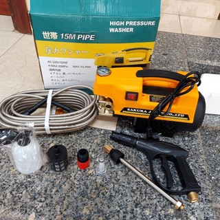 Máy rửa xe áp lực cao 100% lõi đồng - máy rửa xesakura sk9070