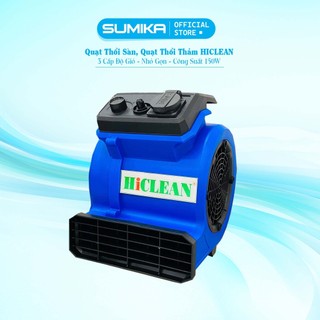 Quạt thổi sàn, quạt thổi thảm hiclean hc538, 150w, 3 cấp độ gió, kiểu mini nhỏ gọn