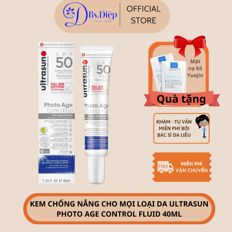 Kem Chống Nắng Cho Mọi Loại Da Ultrasun Face SPF 50+ (40ML)