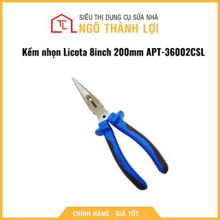 Kềm nhọn licota 8inch 200mm apt-36002csl
