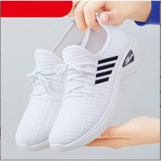 Giày Thể Thao Nữ Trắng D029 Size 41 Giá Sốc