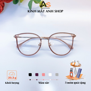  Gọng kính hình khối to thời trang chất liệu kim loại 00085A 