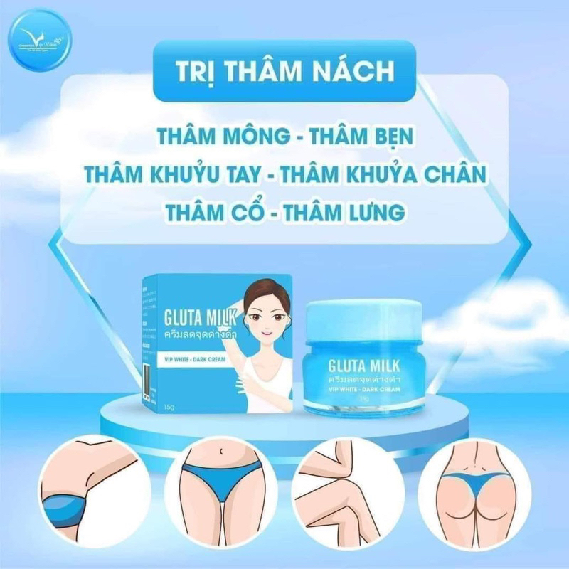 Kem thâm nách Gluta Milk  Chính Hãng