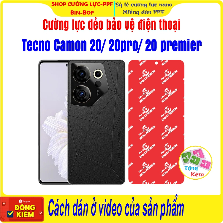 Cường lực dẻo bảo vệ màn hình điện thoại Tecno Camon20/ Camon 20pro( Camon 20 pro)/ Camon 20 Premier