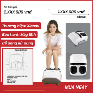 Máy massage chân Xiaomi, máy massage chân 360 độ, thư giãn, giảm mệt mỏi- Hàng chính hãng - BH 12 tháng