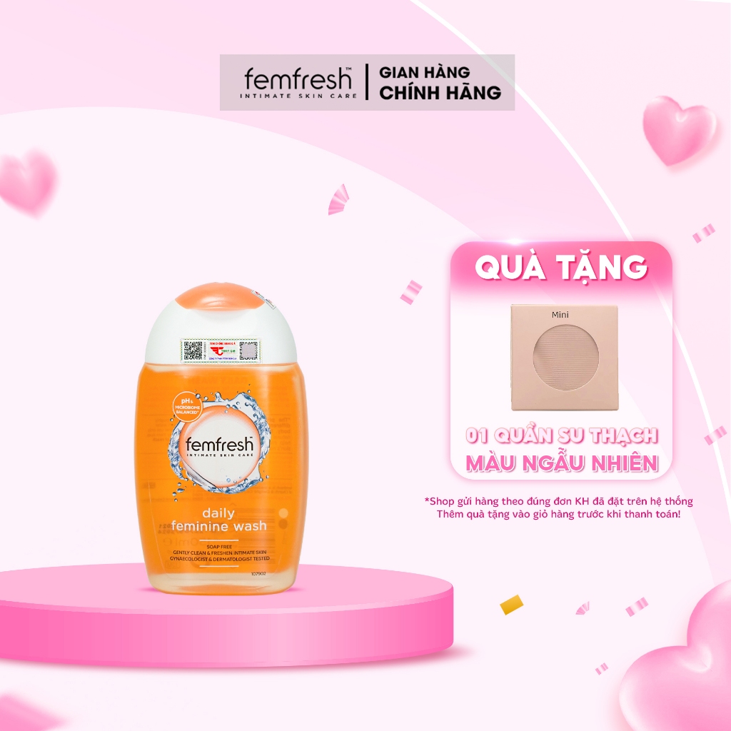 Dung Dịch Vệ Sinh Phụ Nữ Cho Vùng Kín Sạch, Thơm, Tươi Mới Suốt Ngày Dài Femfresh Daily Intimate Wash 150ml