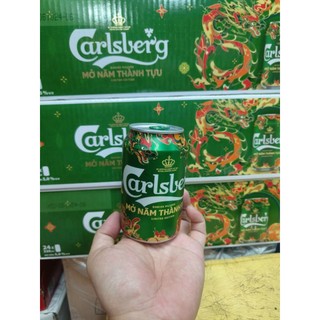 Thùng 24 lon bia Carlsberg 330ml - Ship hỏa tốc