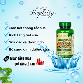 Lợi sữa Fenugreek thông tắc tăng tiết sữa tăng cường đề kháng cho phụ nữ sau sinh