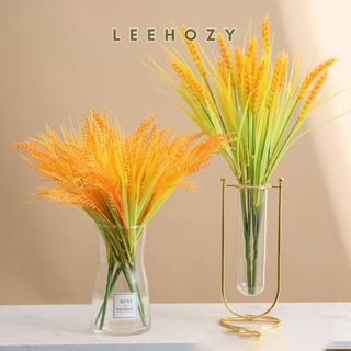Hoa decor, bông lúa giả decor, hoa giả trang trí nhà cửa