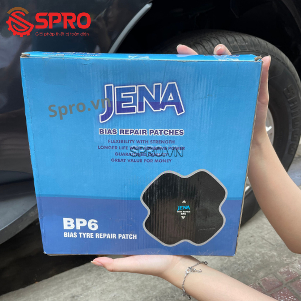 Miếng vá ô tô Ấn Độ Jena JN-BP6 - 240x240mm - 5 miếng/ Hộp