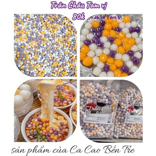 Trân châu Tam Vị khoai dẻo cốt dừa.