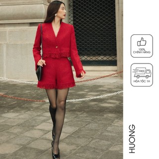 Quần short tweed london shorts huong boutique hbqs58