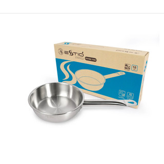 Chảo inox zebra estio 3 đáy 18cm - 175088