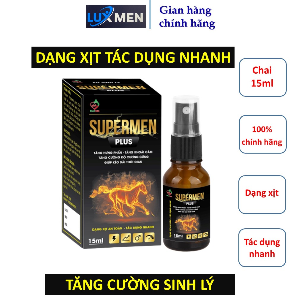 Best Life Supermen plus tăng cường sinh lý bổ thận tráng dương cải thiện rối loạn cương dương giúp kéo dài thời gian