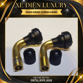 Vòi van cong không ruột xe điện 💥 CHÍNH HÃNG 💥 Phụ kiện xe đạp điện, van xe đạp điện