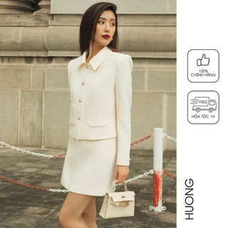 Chân váy mini tweed poppy skirt huong boutique hbz501