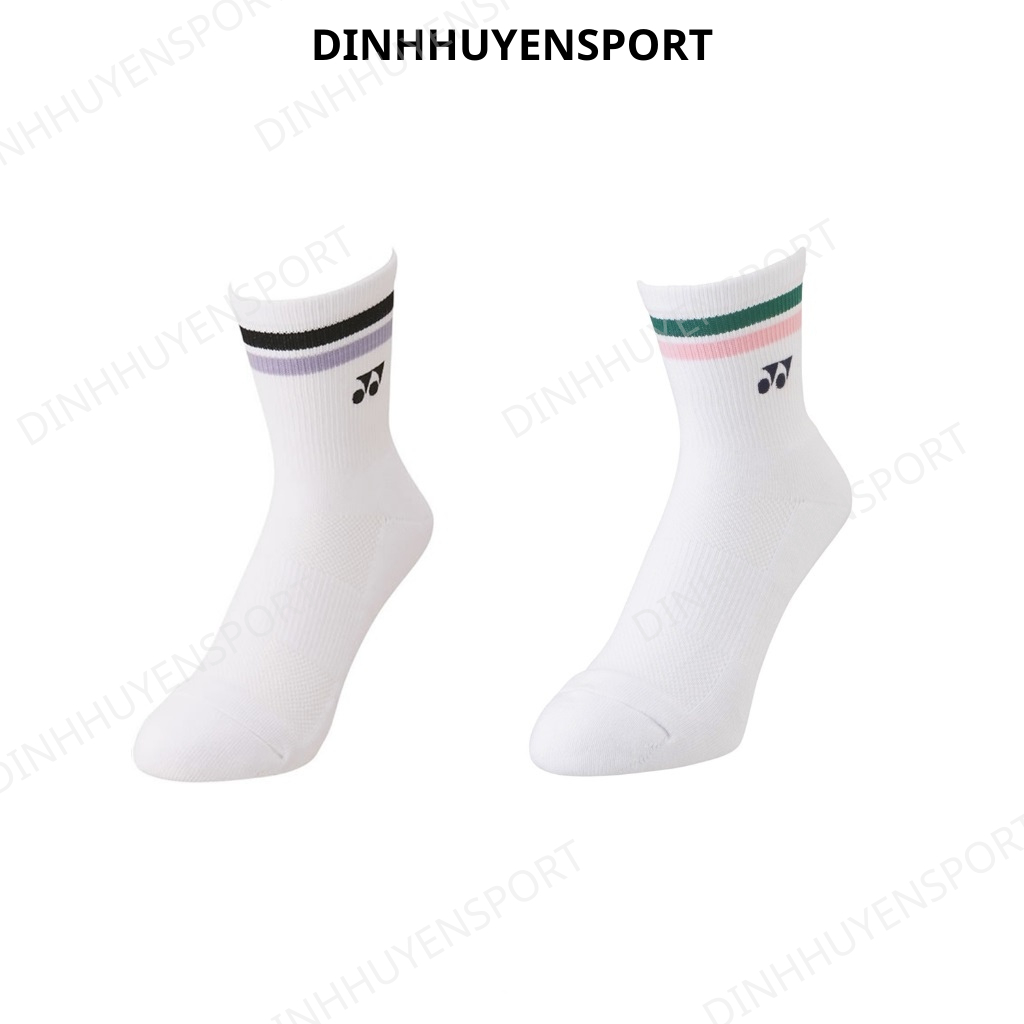 Tất cầu lông nữ Yonex cao cấp, vớ Yonex chống mùi mềm mại thấm hút mồ hôi cotton 100% mềm mại