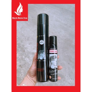 [chính hãng] keo xịt tóc familiar tạo nếp chai 100ml-400ml dành cho hot boy, hot girl