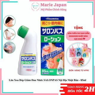 Lăn Xoa Bóp Giảm Đau Nhức SALONPAS Nội Địa Nhật Bản - 85ml