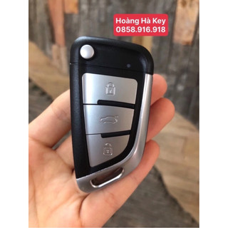 Chìa khoá gập sẵn mạch remote xe Toyota : vios, inova, fortuner,camry, alltiss..