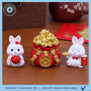 Hũ đựng muối gạo tài lộc túi thần tài may mắn trang trí nhà cửa chum vàng chiêu thần tài