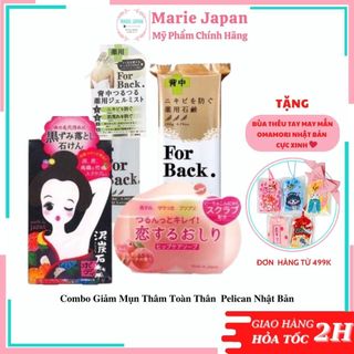 Combo Giảm Mụn Thâm Toàn Thân  Pelican Nhật Bản