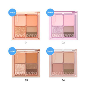 Phấn Mắt 4 Ô Peripera Ink Pocket Shadow Palette (6.4g)