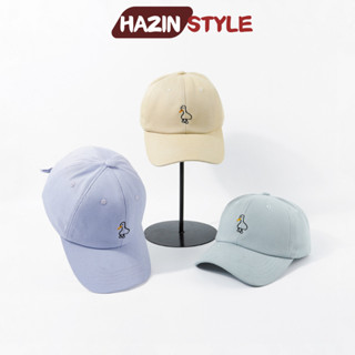  Mũ lưỡi trai HAZIN thêu con Vịt form cứng nón lưỡi trai nam nữ thêu hình vịt đáng yêu phong cách thời trang ulzzang 