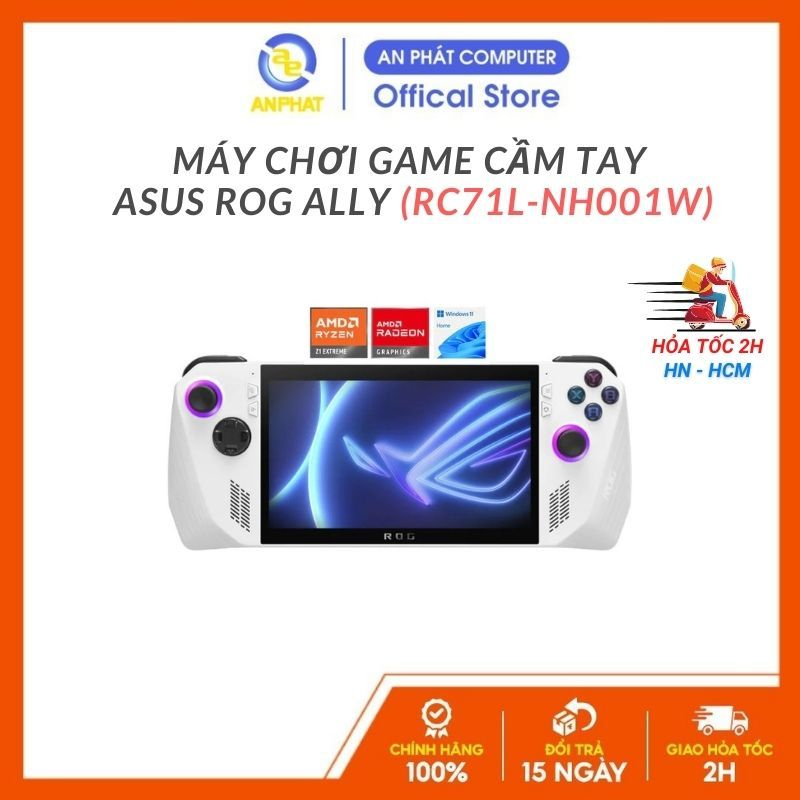 Máy chơi game cầm tay Asus ROG ALLY ( AMD Z1 Extreme / 16GB / 512GB)